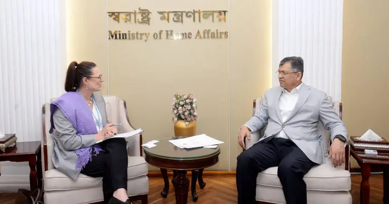 স্বরাষ্ট্রমন্ত্রী ও আন্তর্জাতিক অভিবাসন সংস্থার চিফ অব মিশন